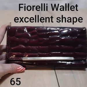 FIORELLI PURPLE SHINY WALLET LIKE NEW
